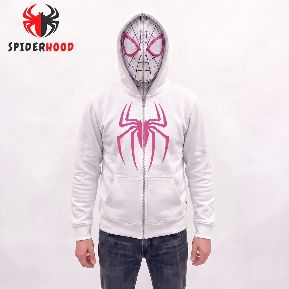 Spider Masked Zip-Up Hoodie