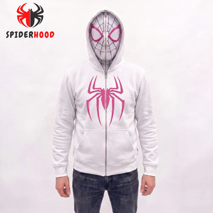 Spider Masked Zip-Up Hoodie